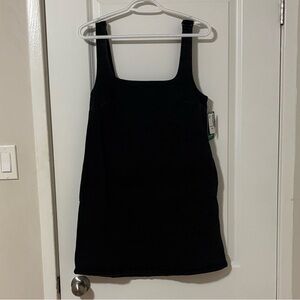 Simons NWT Black Denim Mini Dress